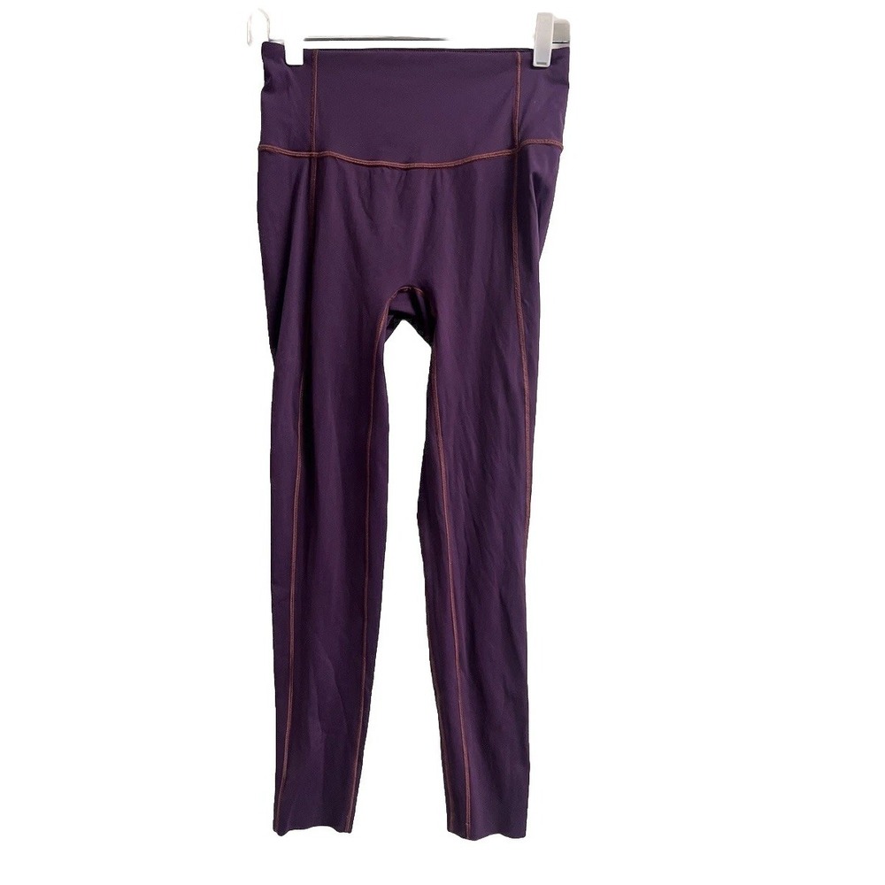Lululemon Athletica Leggings Size 6 Purple High Rise‎ Yoga Athletic